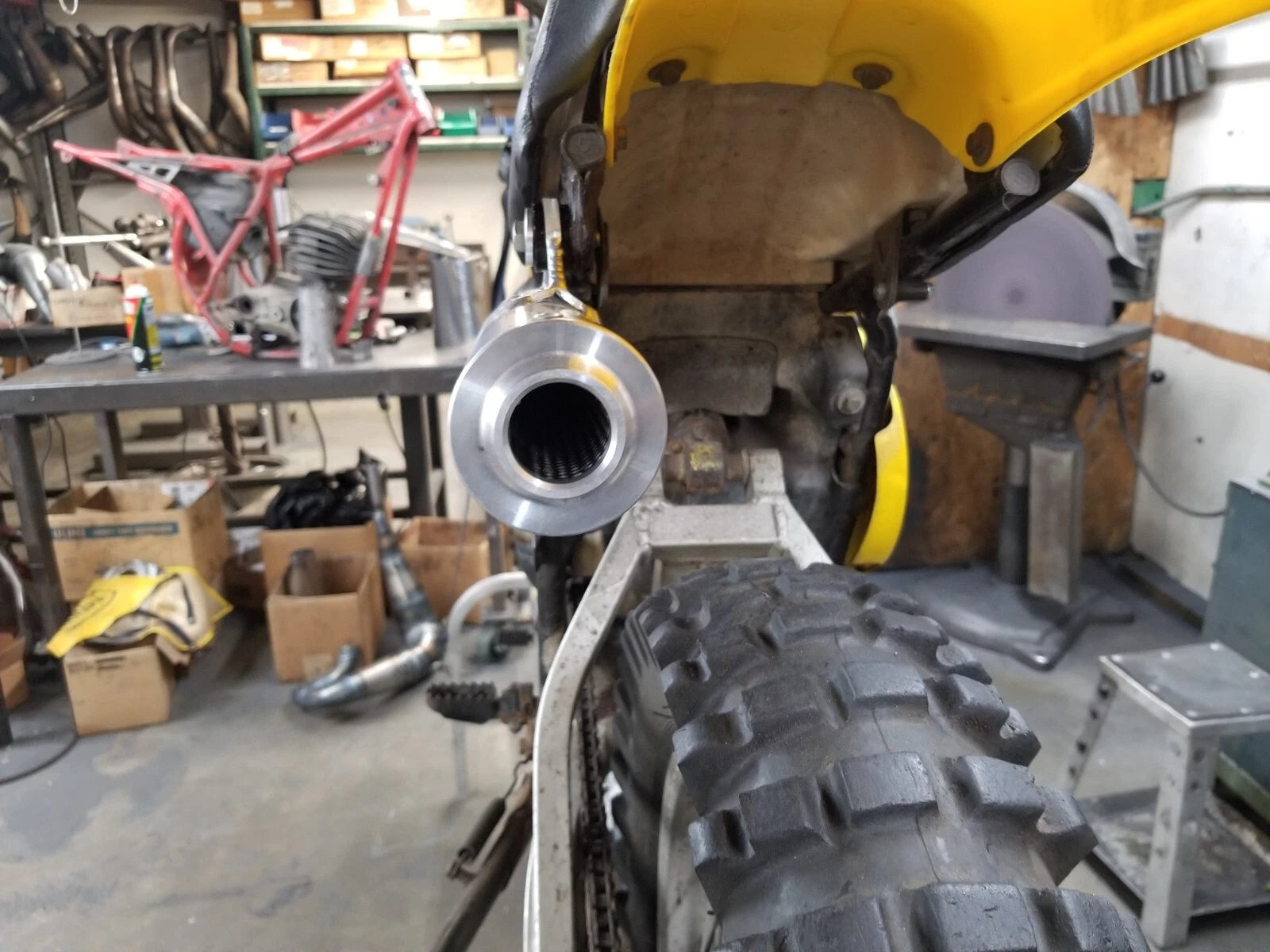 1980 1981 YAMAHA YZ465 PFR PERFORMANCE PIPE & MUFFLER AHRMA "IN STOCK"