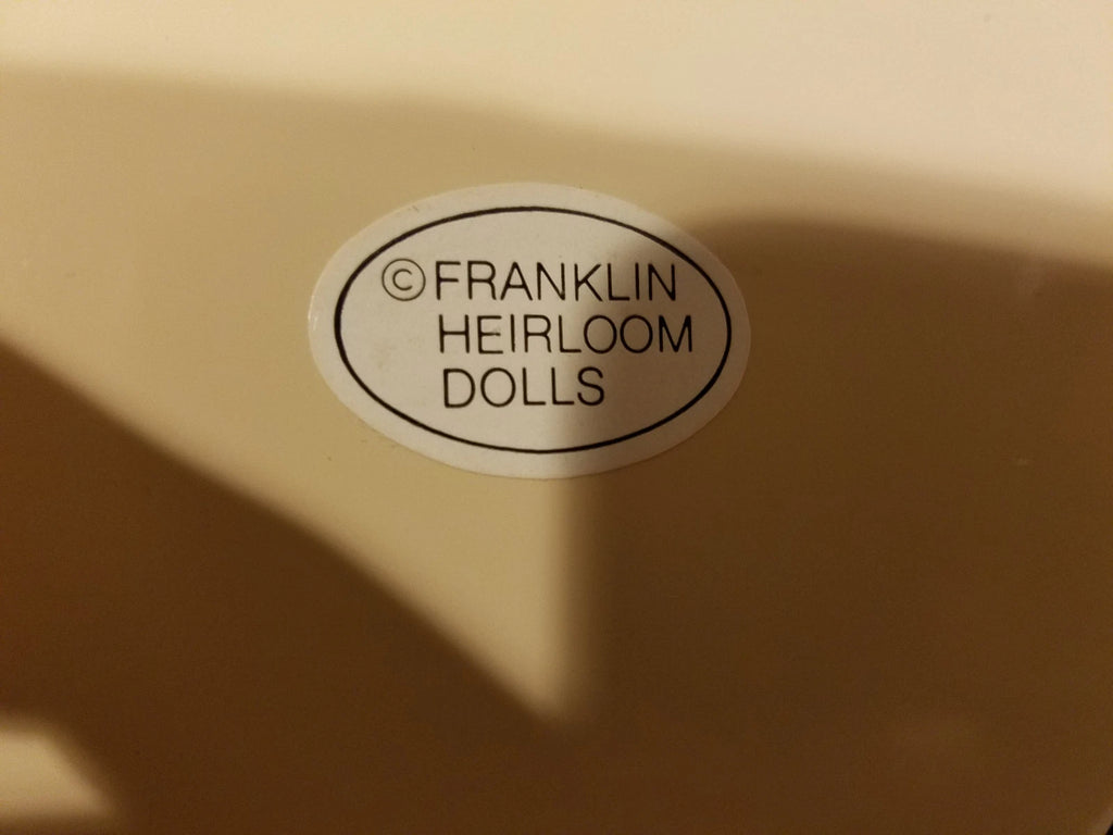 FRANKLIN MINT ULTIMATE HEIRLOOM COLLECTOR DOLL WITH ABC BOOK & WATERING POT