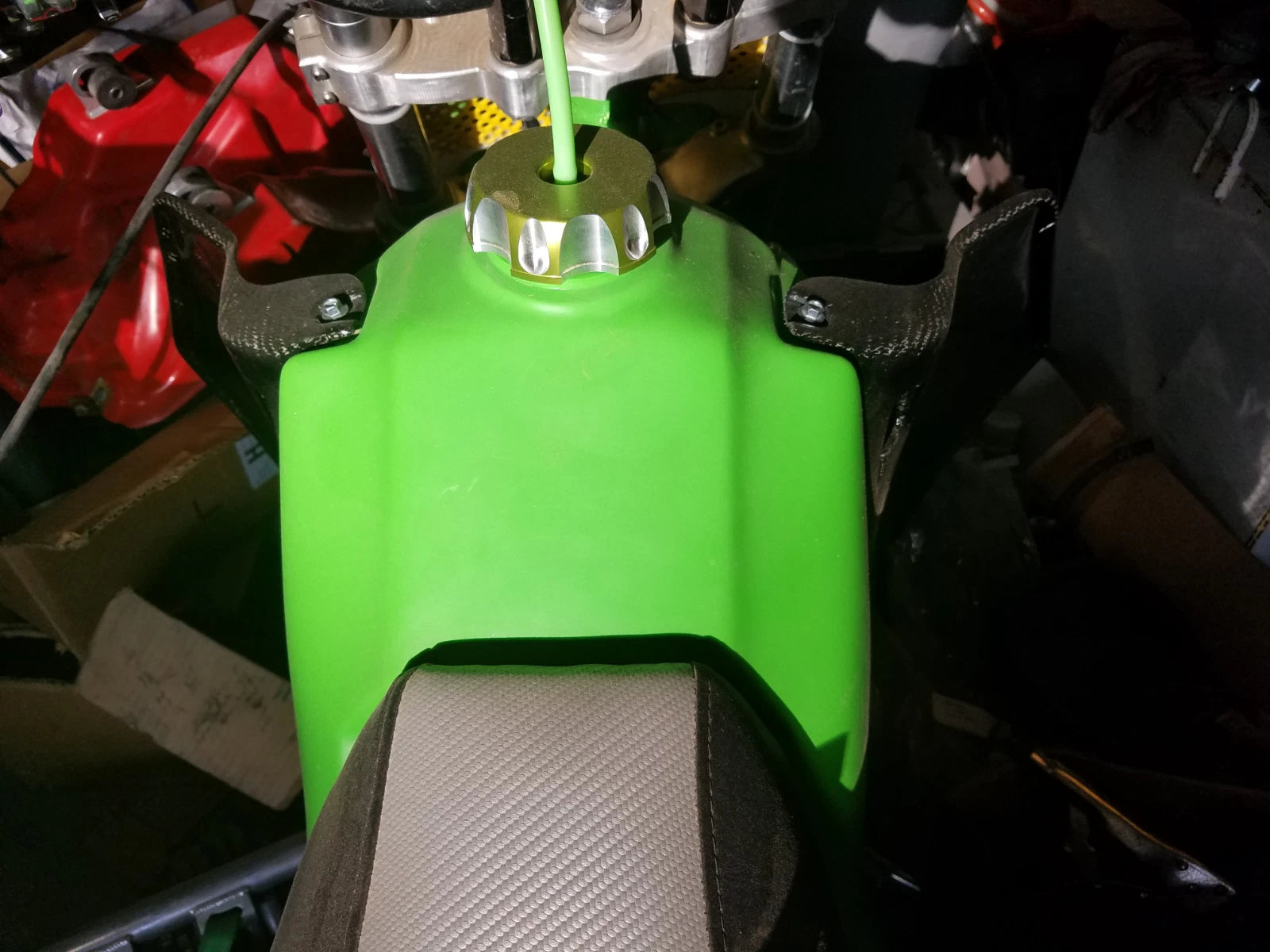 NEW 1986 1987 KAWASAKI TECATE 3 FUEL GAS TANK  ATV RACING CALVMX
