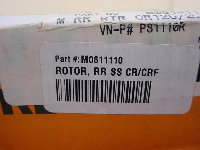 HONDA CR CRF MOOSE REAR BRAKE ROTOR - M0611110