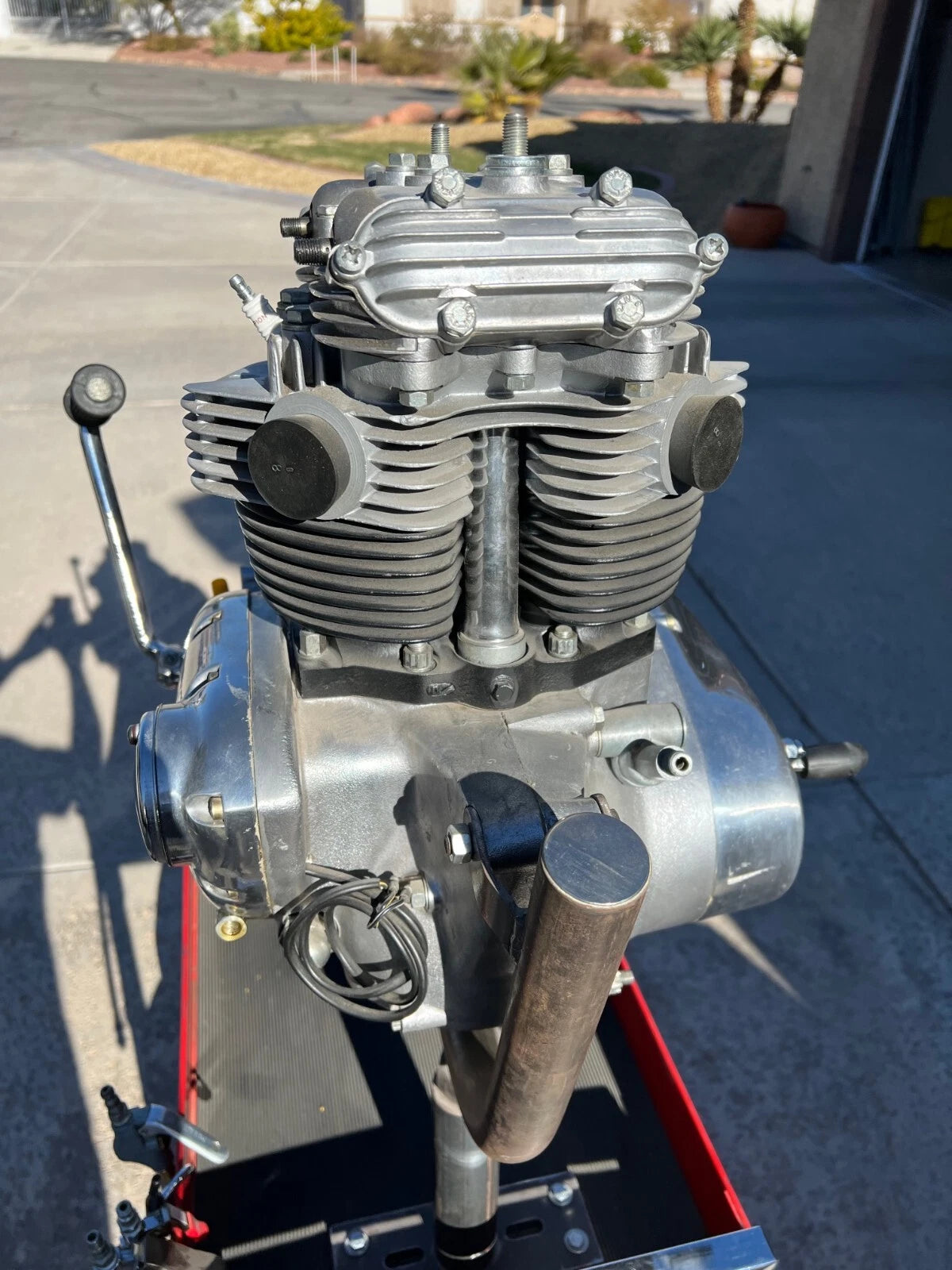 73-88 TRIUMPH BONNEVILLE T140 REBUILT 5 SPEED FLAT TRACKER OR OEM REPLACEMNT MTR