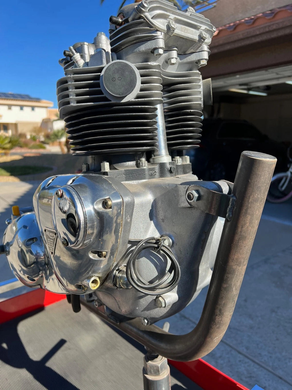 73-88 TRIUMPH BONNEVILLE T140 REBUILT 5 SPEED FLAT TRACKER OR OEM REPLACEMNT MTR