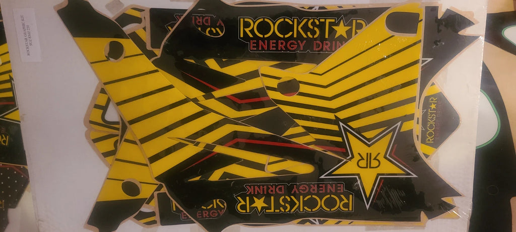 SUZUKI RMZ 250 GENUINE ROCKSTAR COMPLETE GRAPHICS KIT