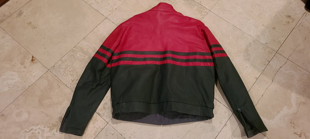 NOS MOTO-X FOX LEATHER REVERSABLE JACKET SIZE XL.