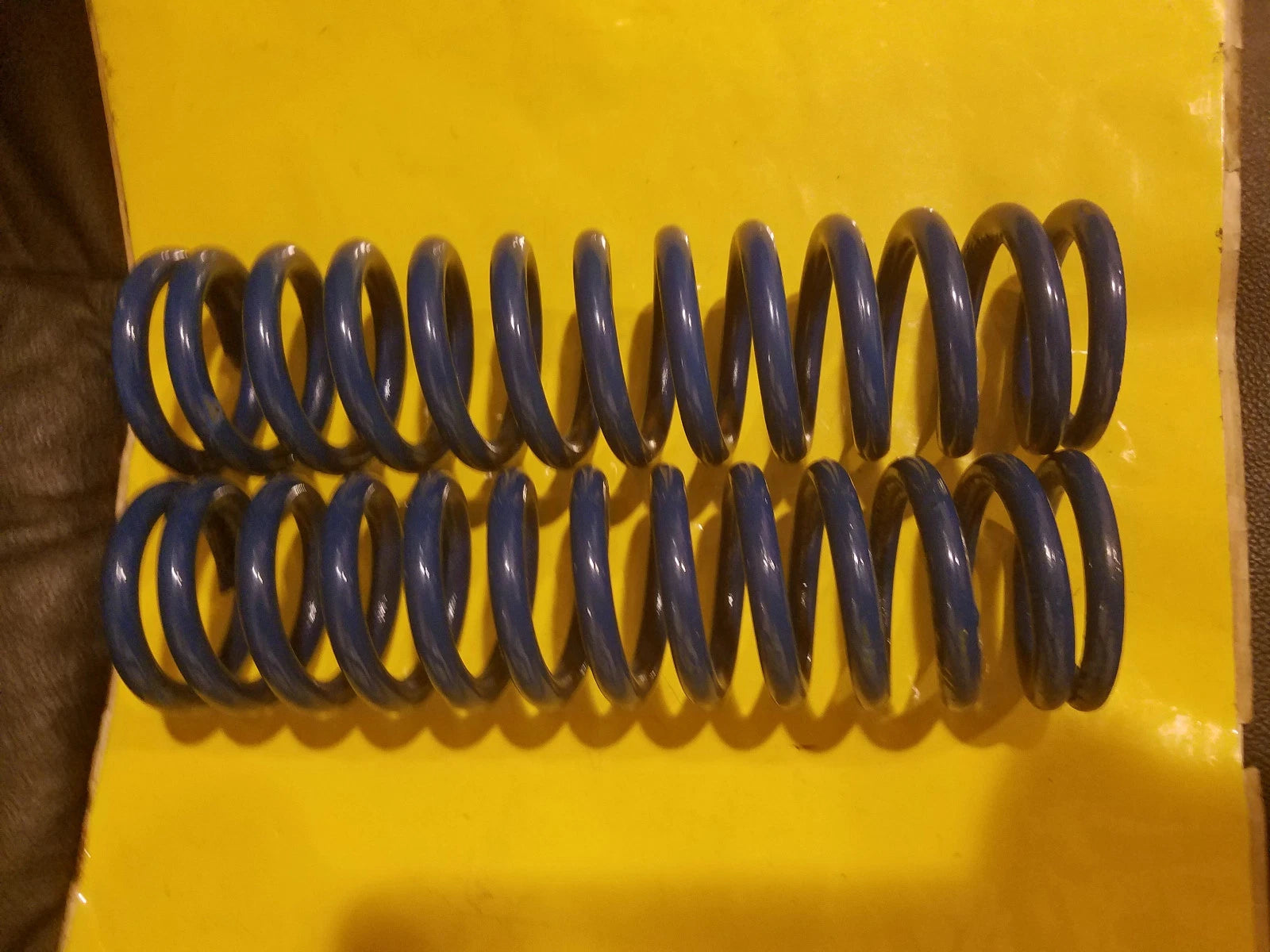 VINTAGE OEM FOX DUAL SPRINGS 8 3/8 INCHES LONG 1 5/8 ID 2 1/8 OD AHRMA CALVMX