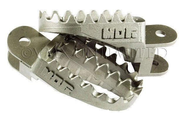 1981-1986 MAICO 250 490 PFR REAR MOUNT OFFSET FOOT PEGS  "IN STOCK"