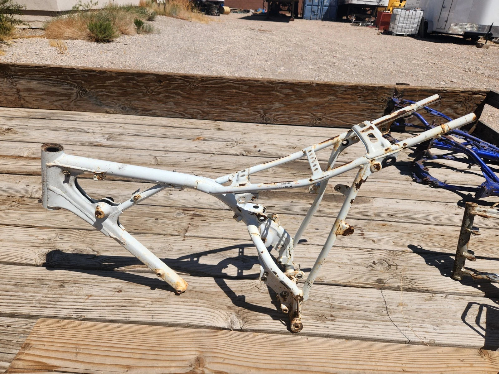 94 95 96 97 98 99 HONDA XR80 XR100 COMPLETE FRAME STRAIGHT NO TITLE