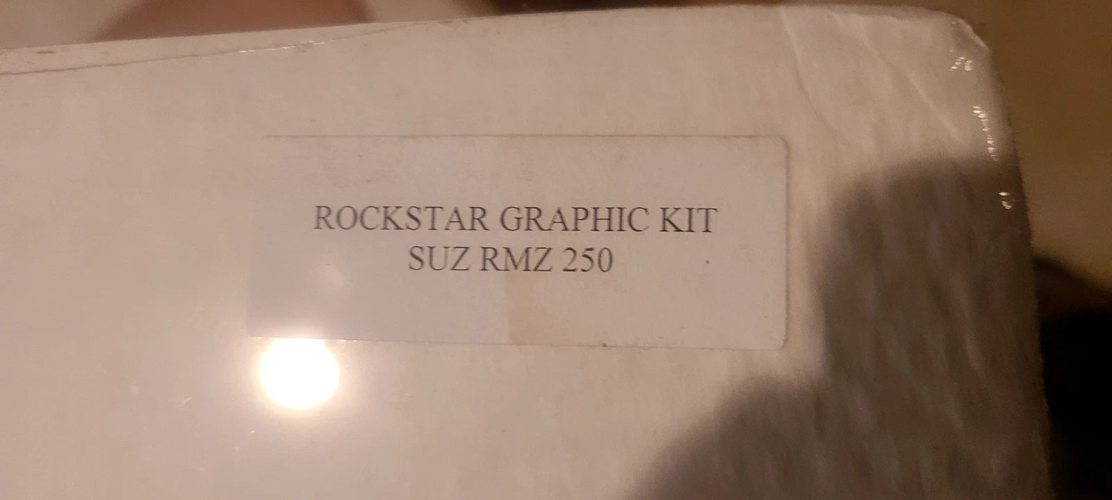 SUZUKI RMZ 250 GENUINE ROCKSTAR COMPLETE GRAPHICS KIT