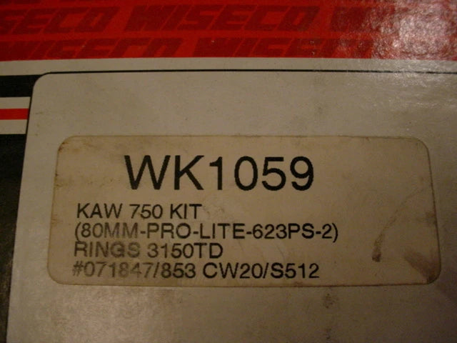 NEW KAWASAKI 750 WISECO PRO LITE WK PISTONS