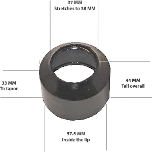 37mm 38mm FRONT FORK GATOR STYLE DUST SEAL COVERS KYB SHOWA SIMOMS AHRMA B
